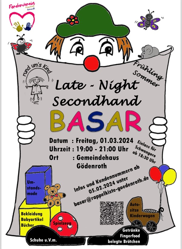 Frühjahr-Sommer-Basar 01.03.2024